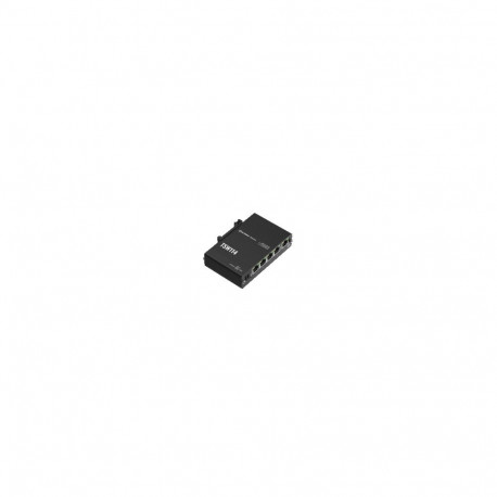 Industrial Ethernet switch with 5x 10/100/1000BaseT(X) ports , -40 to 75°C, DIN-rail mountable, 9-30