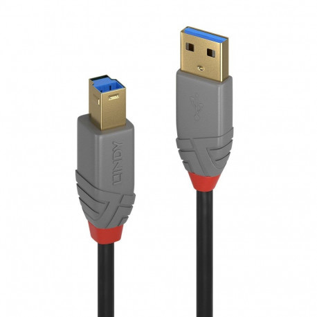 USB 3.2 kaabel A - B 2.0m, ANTHRA