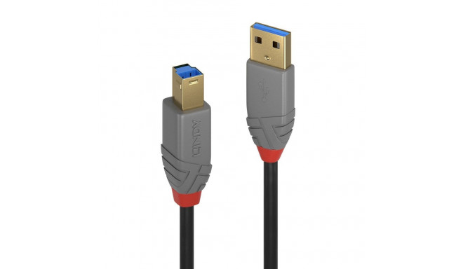 USB 3.2 kaabel A - B 2.0m, ANTHRA