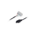 Power cable with 4-way screw terminal