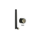 Delock ZigBee Antenna Multi Bluetooth, GSM, LTE, UMTS, WLAN IEEE 802.11 b/g/n SMA 1 ~ 4.3 dBi Omnidi