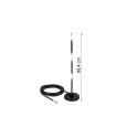 Delock GSM Antenna SMA plug 7 dBi fixed omnidirectional with magnetic base and connection cable RG-5