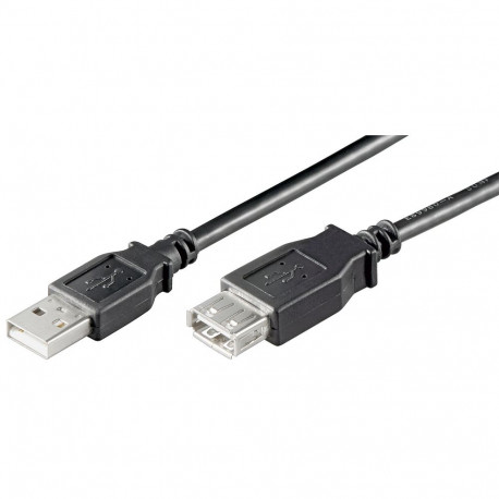 USB Verl AA 060 HiSpeed black 0.6m