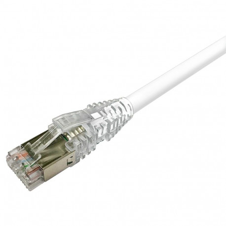 Võrgukaabel Cat6a S/FTP 1.0m, valge LSZH