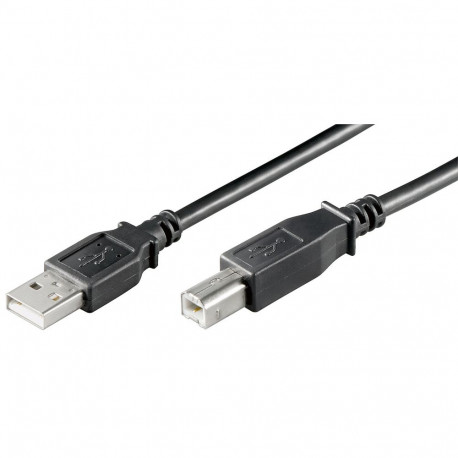 USB AB 180 LC HiSpeed 2.0 black 1.8m