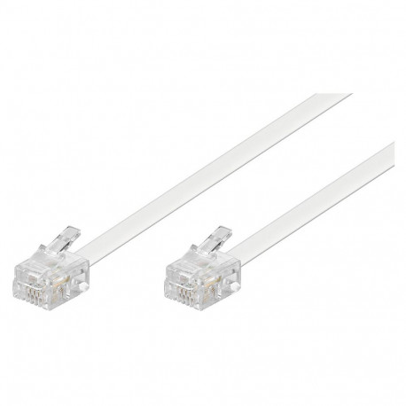 Telefoni kaabel 3.0m 4pin valge 1:1