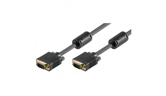 VGA kaabel 15.0m, must ferriitidega