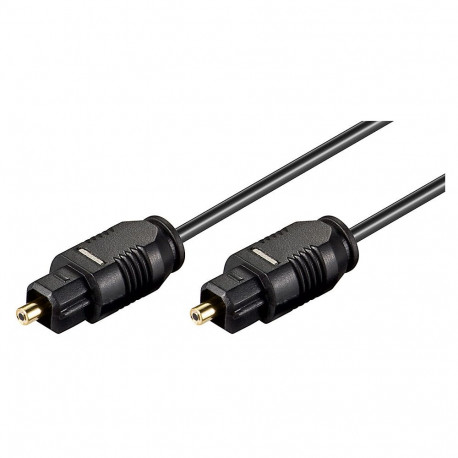 TosLink/ SPDIF cable 1.5m, ø 2.2 mm, black