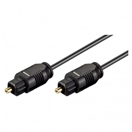TosLink/ SPDIF cable 10.0m, ø 2.2 mm, black