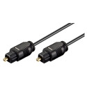 TosLink/ SPDIF cable 0.5m, ø 2.2 mm, black