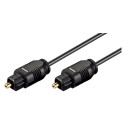 TosLink/ SPDIF cable 1.0m, ø 2.2 mm, black
