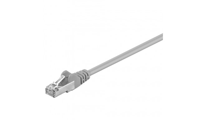 Võrgukaabel Cat5e FTP 1.0m, hall, CCA