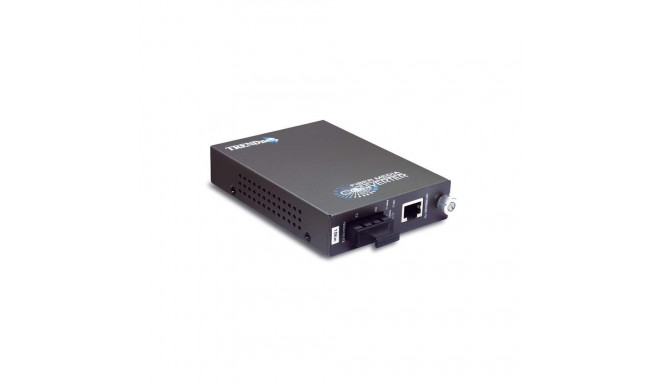 100Base-TX to 100Base-FX Single Mode SC Fiber Converter / 15km