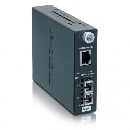 100Base-TX to 100Base-FX Multi Mode SC Fiber Converter / 2km