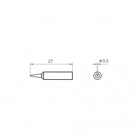 XNT 1 SOLDERING TIP 0,5MM
