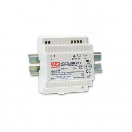 DIN rail power supply 60W 12V 4.5A