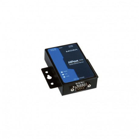 1-port RS-422/485 device server, 0 to 55°C, EU PSU