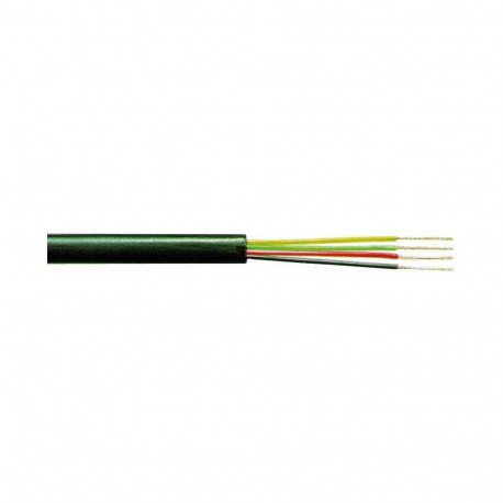 Telefonikaabel 4-sooneline, must 28AWG 100m/rull