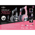 Foxxray Shining Cat Gaming Headset Wired Black/Grey