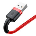 Baseus Lightning Cafule Cable 2A, 3m Red/ Black (CALKLF-R09) Baseus Lightning Cafule Cable 2A, 3m Red/ Black (CALKLF-R09)