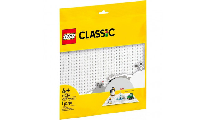 LEGO alusplaat Classic 11026, valge