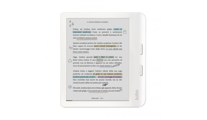 Rakuten Kobo Libra Colour e-book reader Touchscreen 32 GB Wi-Fi White