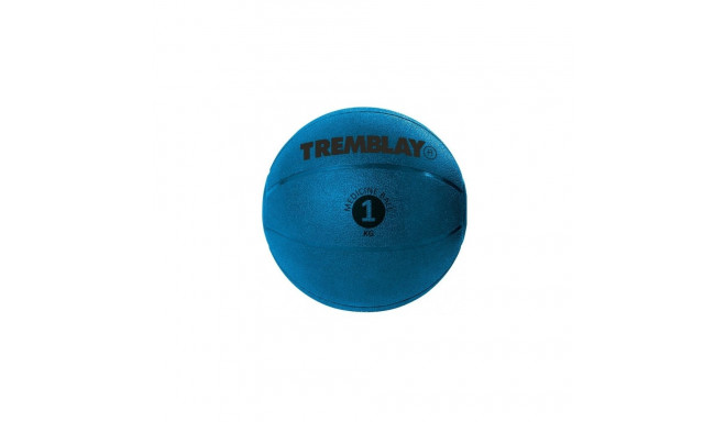 Weighted ball TREMBLAY Medicine Ball 1kg D17,5cm Blue for throwing