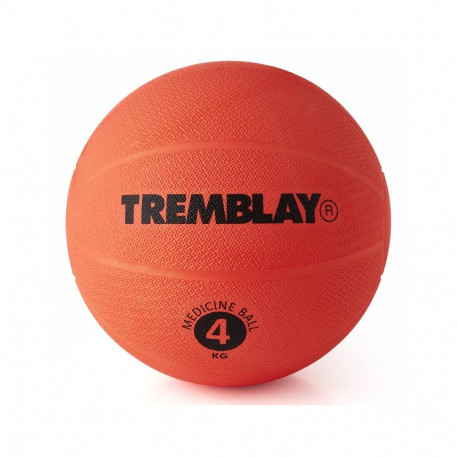 Weight ball TREMBLAY Medicine Ball 4kg D23cm Red for throwing