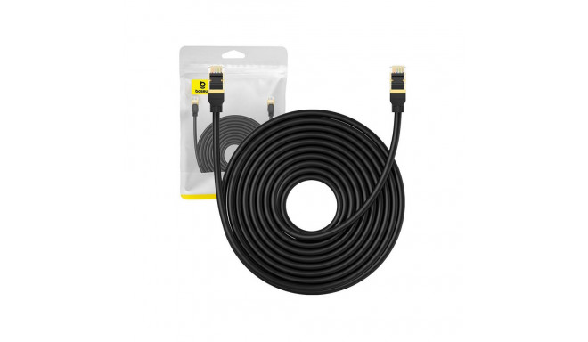 Võrgukaabel kat.8 Baseus Ethernet RJ45, 40Gbps, 10m (must)