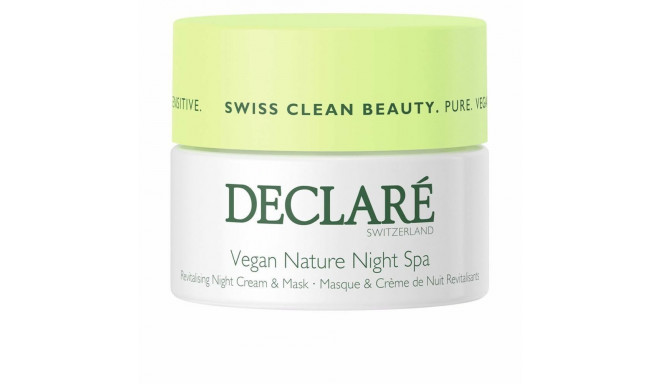 Elustav kreemmask Vegan Nature Night Spa Declaré (50 ml)