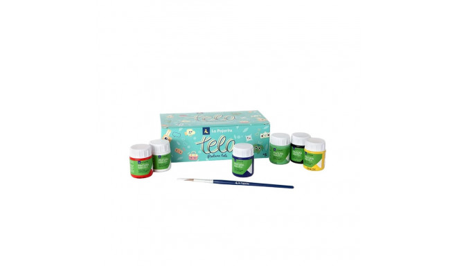 Tempera La Pajarita Multicolour 25 ml (6 Pieces)