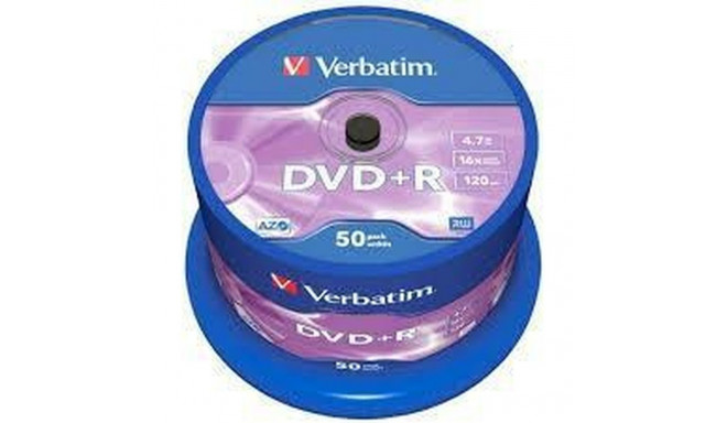 DVD+R Verbatim VB-DPR47S3A 50 Ühikut