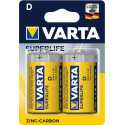 Patareid Varta R20 D 1,5 V (2 Ühikut)