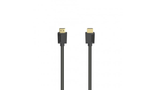 Kaabel HDMI-HDMI Hama High Speed Cable 5m, UHD 4K 4096x2160, kullatud, topeltvarjestus, hõbedane