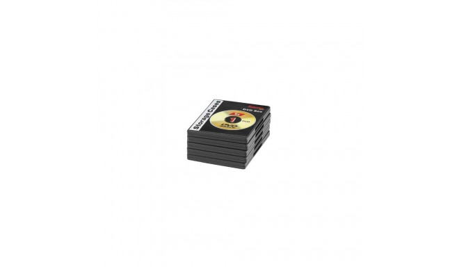DVD-karp ühele must, pakk (5 DVD-karpi pakis)
