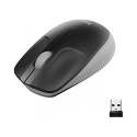 Logitech M190 Full-Size Wireless Mouse, RF Wireless, 1000 DPI, Mid Grey