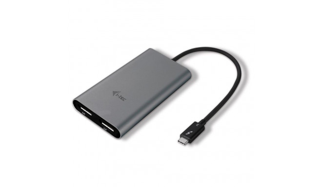 I-TEC Thunderbolt 3 Kahe DisplayPorti 2x 4K 60Hz (TB3DUAL4KDP)