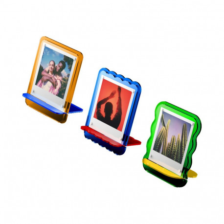 Polaroid pildiraamid akrüülist 3 tk, värvilised