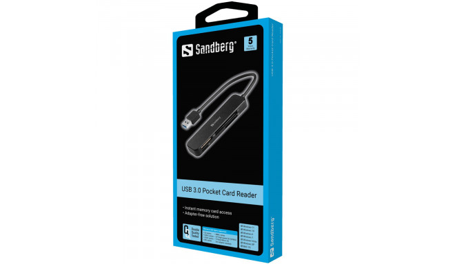 Sandberg USB 3.0 Pocket Card Reader