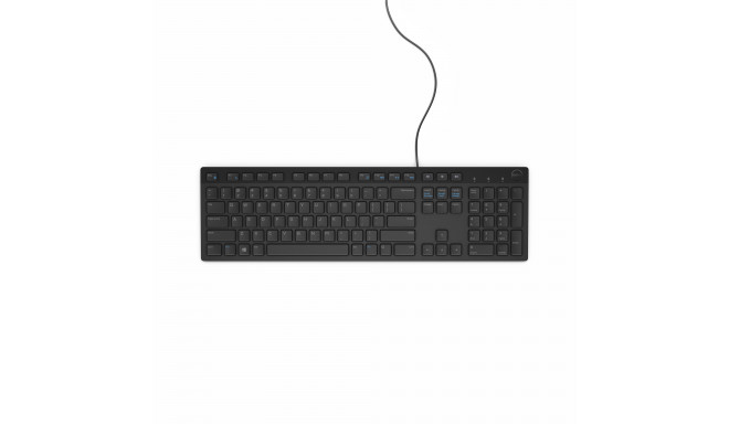 DELL KB216 keyboard USB QWERTZ German Black