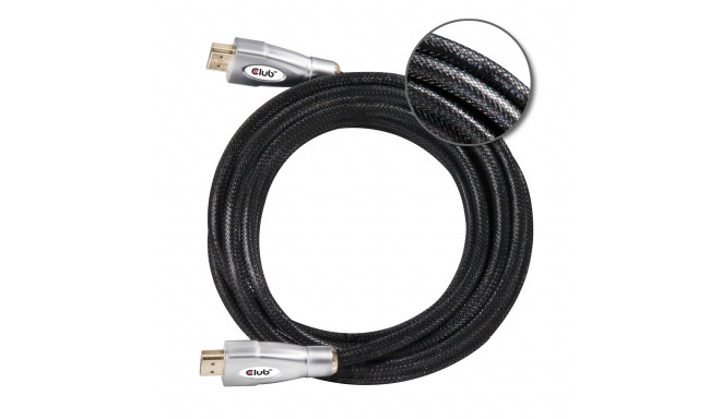 CLUB3D HDMI 2.0 4K60Hz UHD Cable 5m/16.4ft