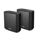 ASUS ZenWiFi AX (XT8) wireless router Gigabit Ethernet Tri-band (2.4 GHz / 5 GHz / 5 GHz) Black