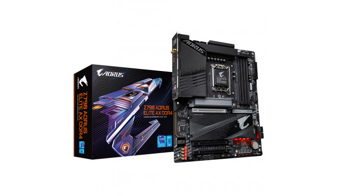 Gigabyte mainboard Z790 Aorus Elite AX DDR4 Supports Intel Core 13th Gen CPUs 16*+1+2 Phases Di