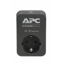 APC PME1WU2B-GR surge protector Black, Grey 1 AC outlet(s) 230 V