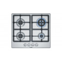 Bosch Serie 4 PGH6B5B90 hob Stainless steel Built-in 60 cm Gas 4 zone(s)