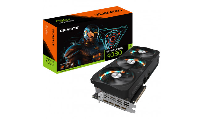 Gigabyte videokaart Gaming GeForce RTX 4080 NVIDIA 16GB GDDR6X