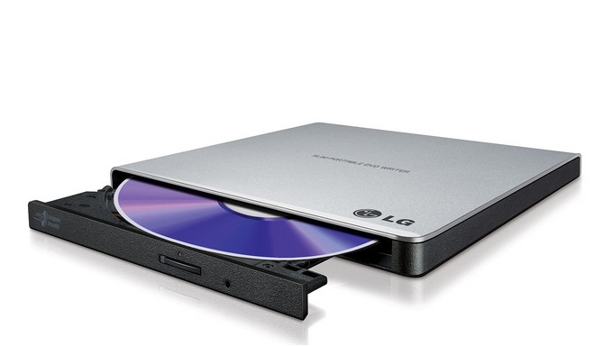 LG GP57ES40 optical disc drive DVD±RW Black, Silver