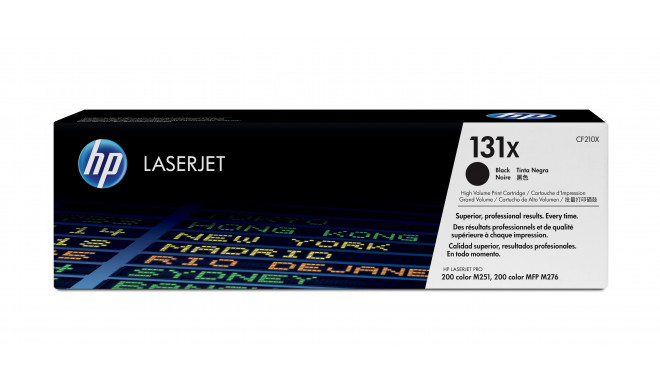 HP 131X High Yield Black Original LaserJet Toner Cartridge