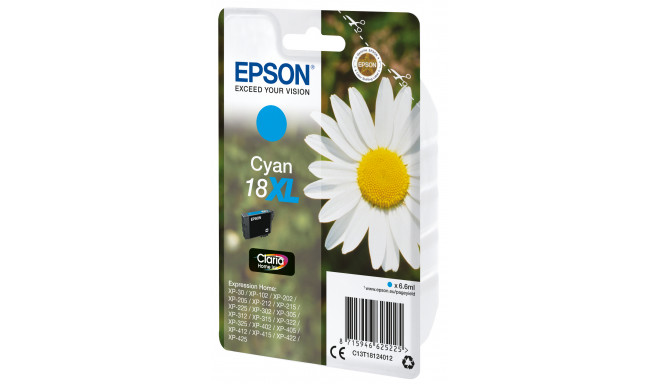 Epson Daisy Singlepack Cyan 18XL Claria Home Ink