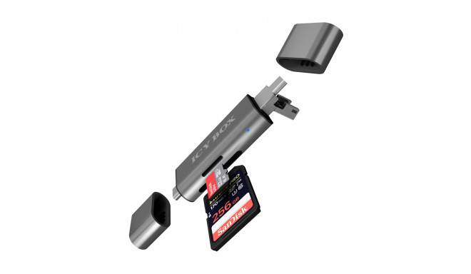 ICY BOX IB-CR200-C card reader USB 2.0 Black